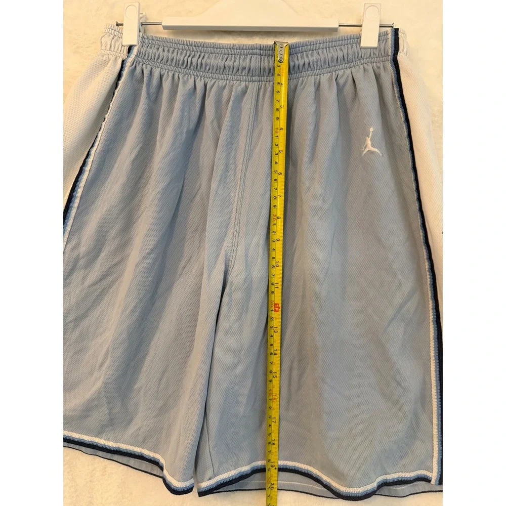 Jordan North Carolina Tar Heels Argyle Basketball Shorts University Blue Mens L